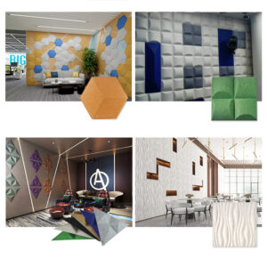 3D Polyester Wall Panel