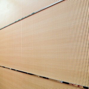 perforated wood board