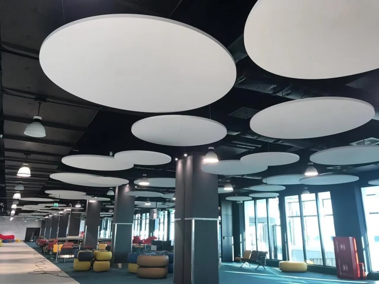 polyester acoustic cloud panels