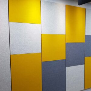 Cloth Covered Wall Panels