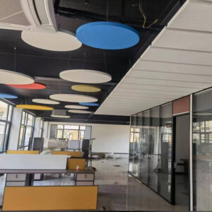 Acoustic Fiberglass Ceiling Panels for Offices