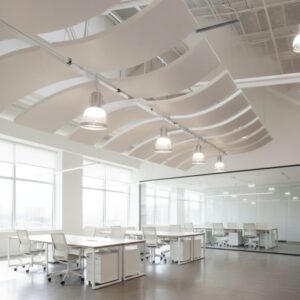 Open-plan offices Restaurants and hospitality spaces Atriums and public halls Educational buildings Commercial lobbies and reception areas