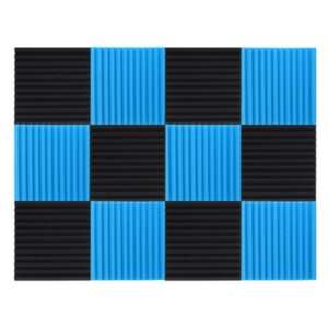 Wedge acoustic foam tiles